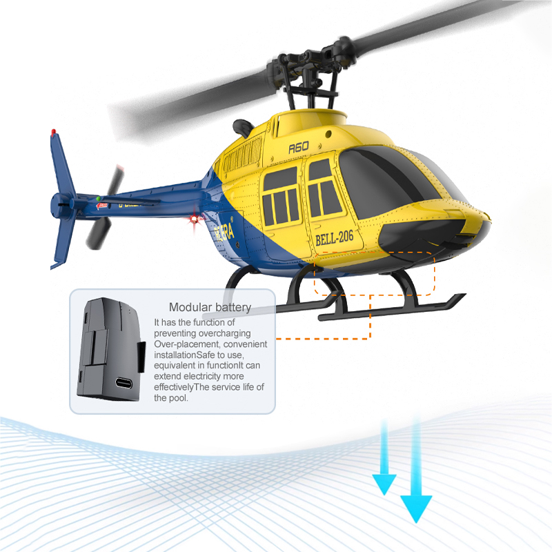 A60 RC Helicopter 2.4G 6-Aixs  - Rc Helicopter Gyro recension och pris