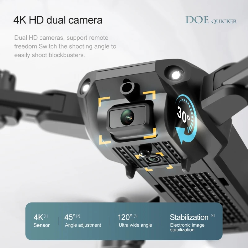 New 4DRC V23 Mini Drone 4K Pro - Rc Helicopter Electric recension och pris