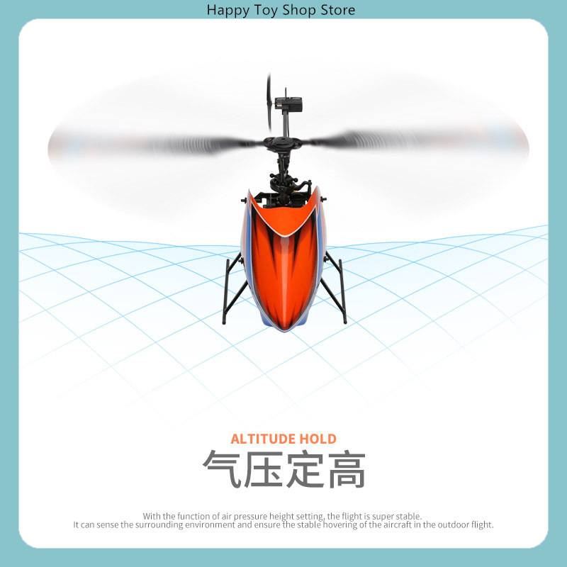 WLtoys XK K127 4CH Flybarless  - Rc Helicopter Gyro recension och pris