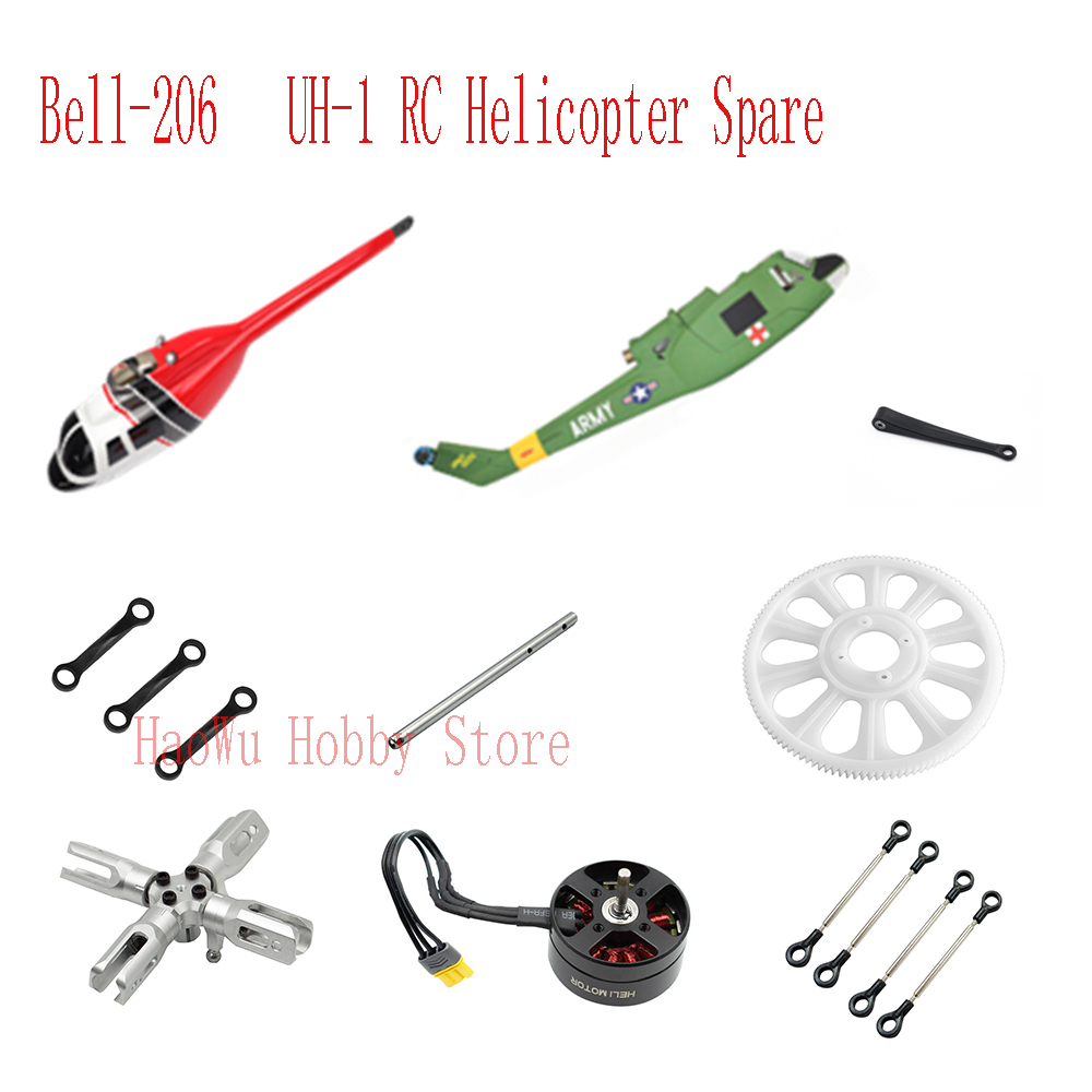 Flywing bell206 UH1 Bell-206 U - Rc Helicopter Gyro recension och pris